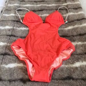 Victoria’s Secret, Medium, Coral Bathing Suit